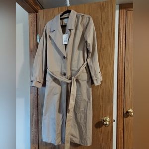 NWT A NEW DAY TAN TRENCH COAT